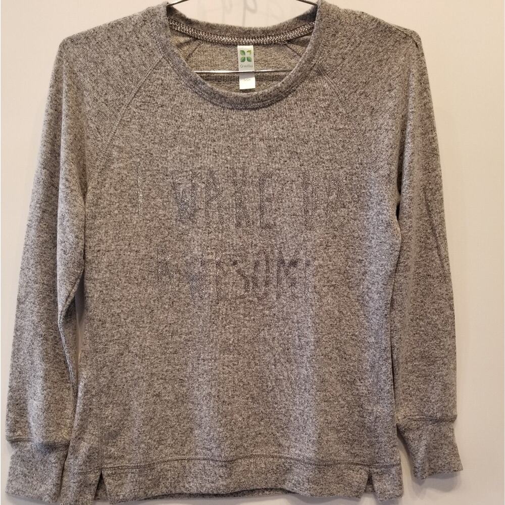 NEW-‎ 'I Wake Up Awesome' Soft Sweatshirt *New*